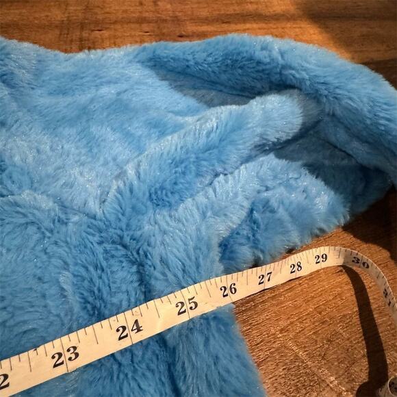 Care Bears Grumpy Bear Adult Costume Union Suit Blue Rain Cloud Size S Furry - Picture 9 of 11